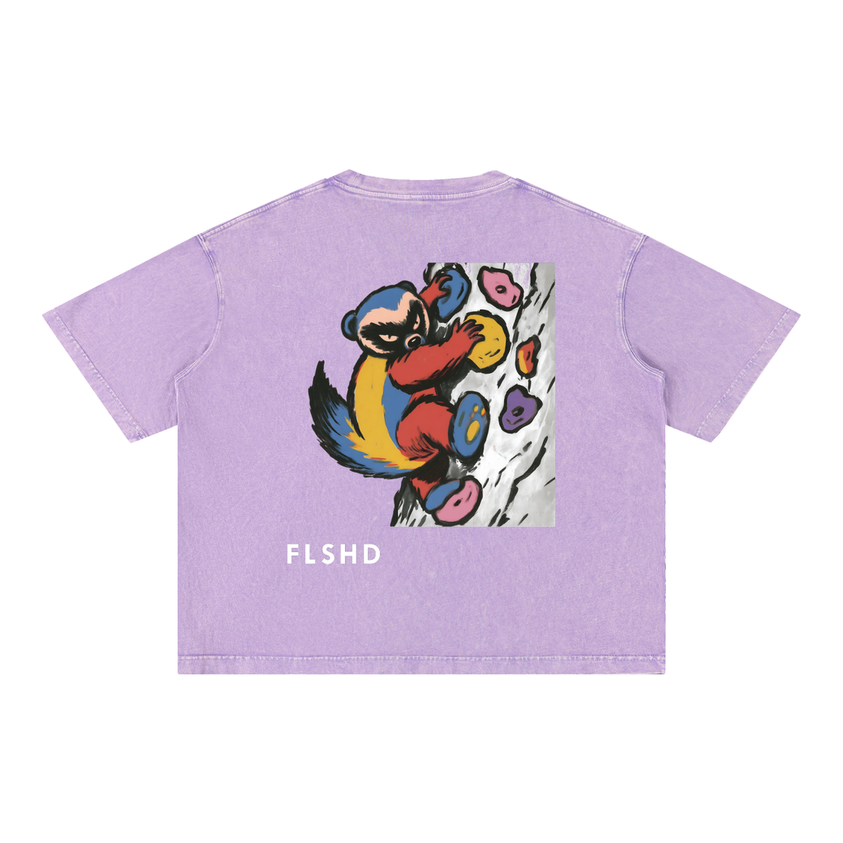 FLSHD Dyno Tee — White Text