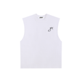 Aja Aja Crux Tank — White / Blue Text