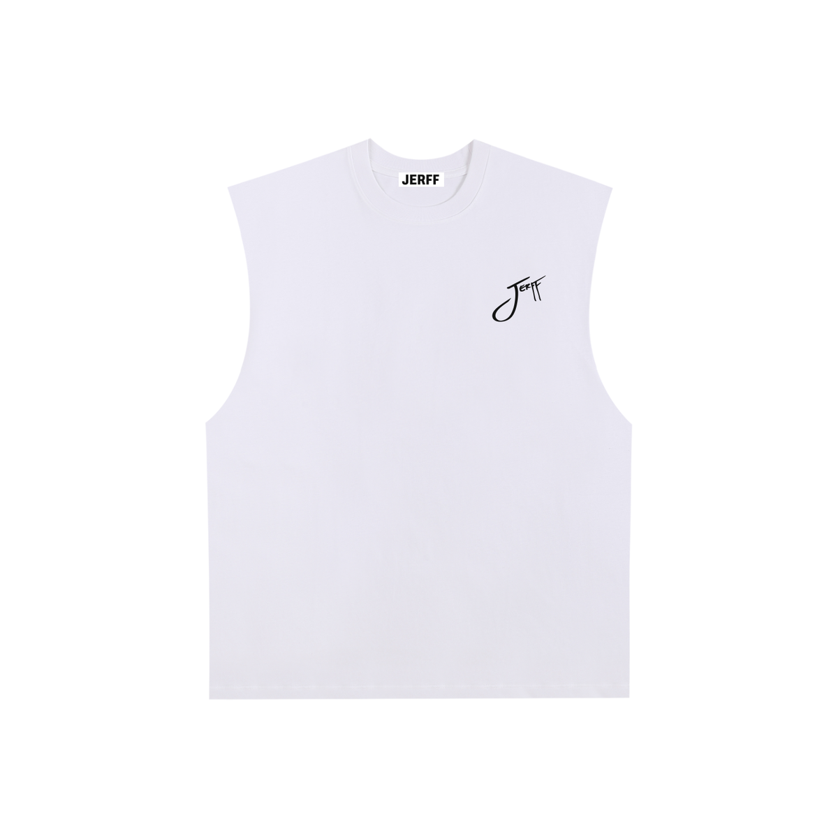 Aja Aja Crux Tank — White / Blue Text