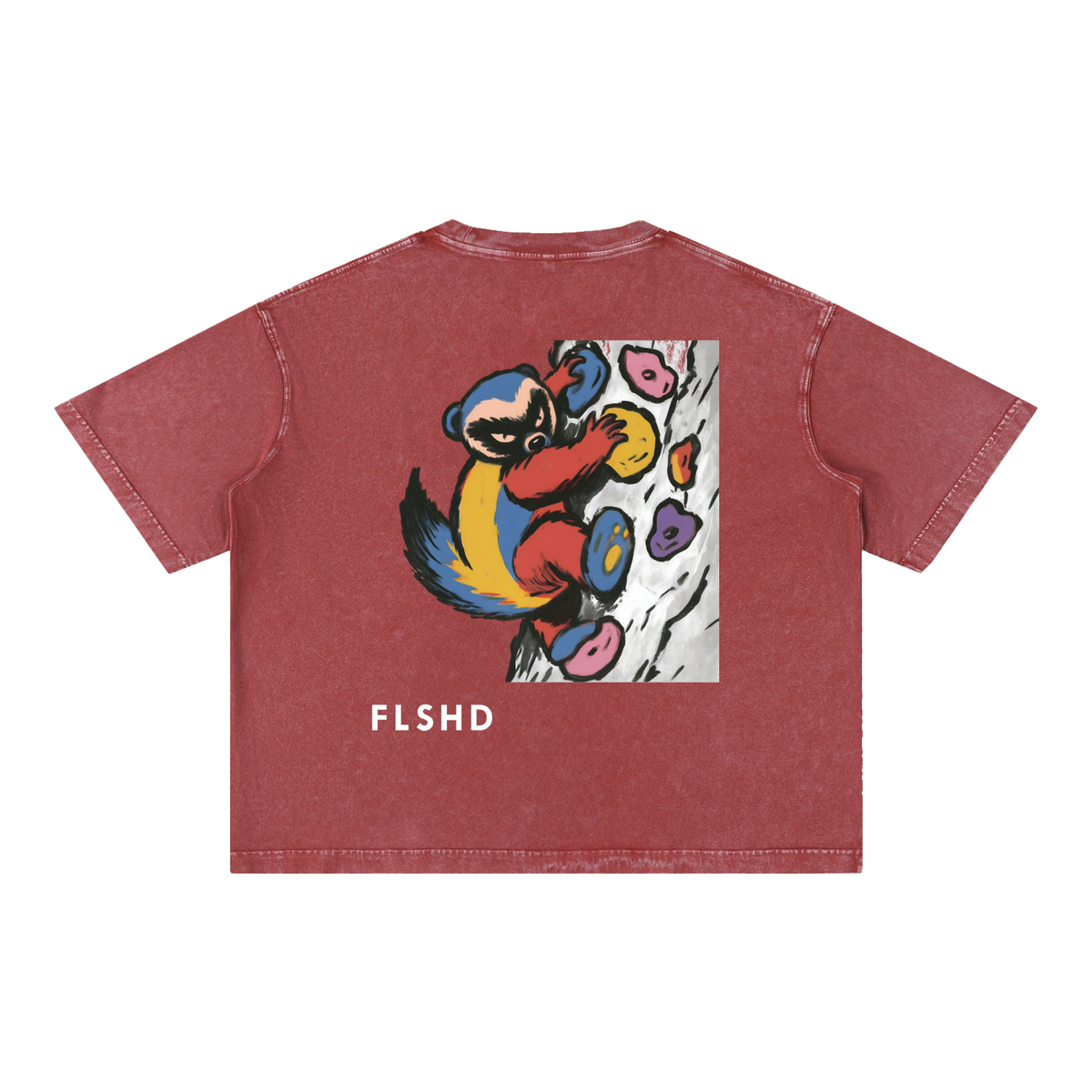 FLSHD Dyno Tee — White Text