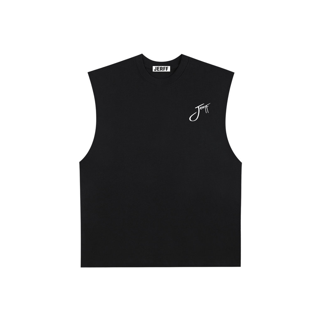 Aja Aja Crux Tank — Black / Purple Text