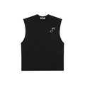 Aja Aja Crux Tank — Black / Purple Text