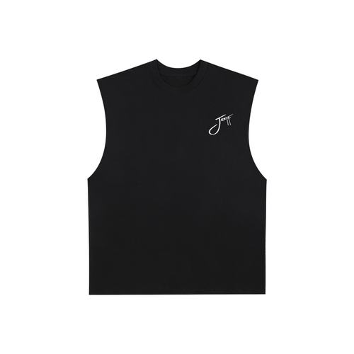 Aja Aja Crux Tank — Black / Pink Text