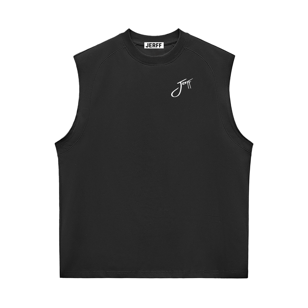 Aja Aja Send Tank — Black / White Text