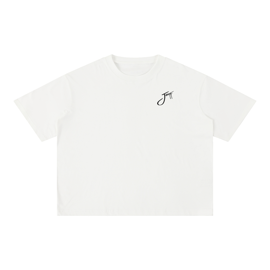 FLSHD Dyno Tee — White / Black Text