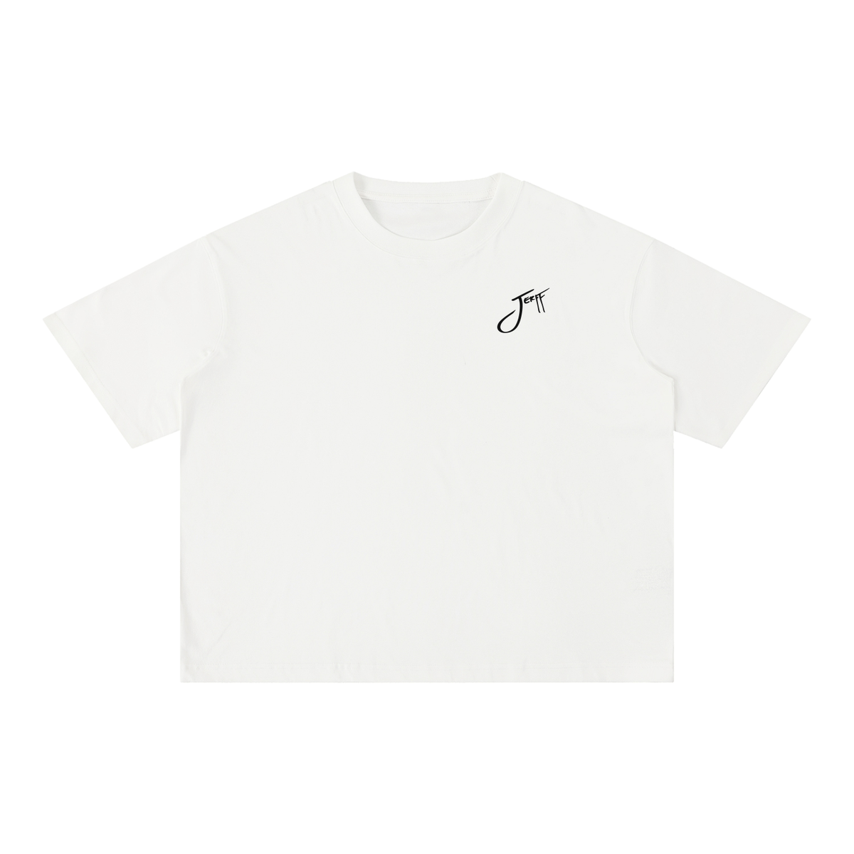 FLSHD Dyno Tee — White / Black Text